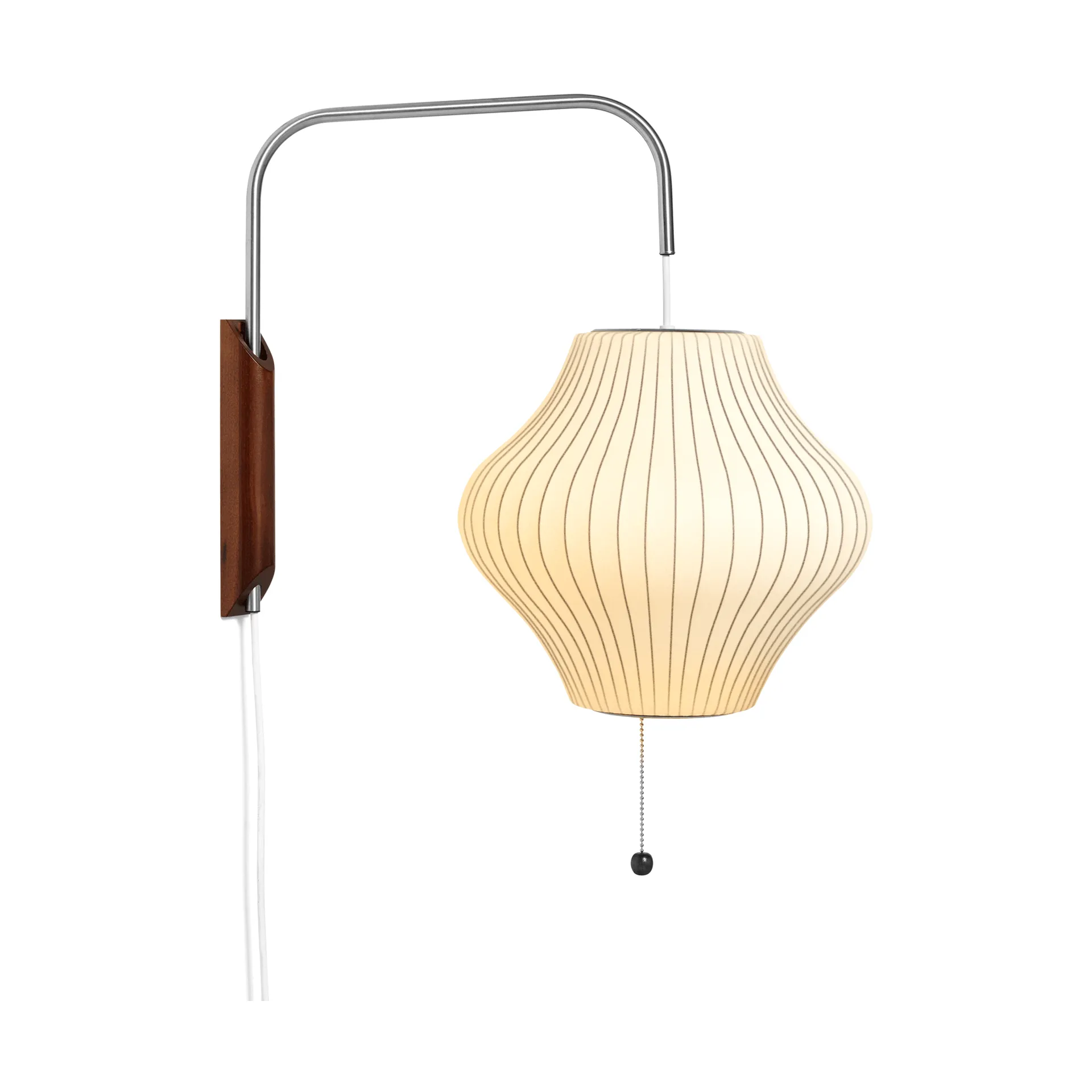 Nelson Bubble Pear vägglampa, Off white HAY