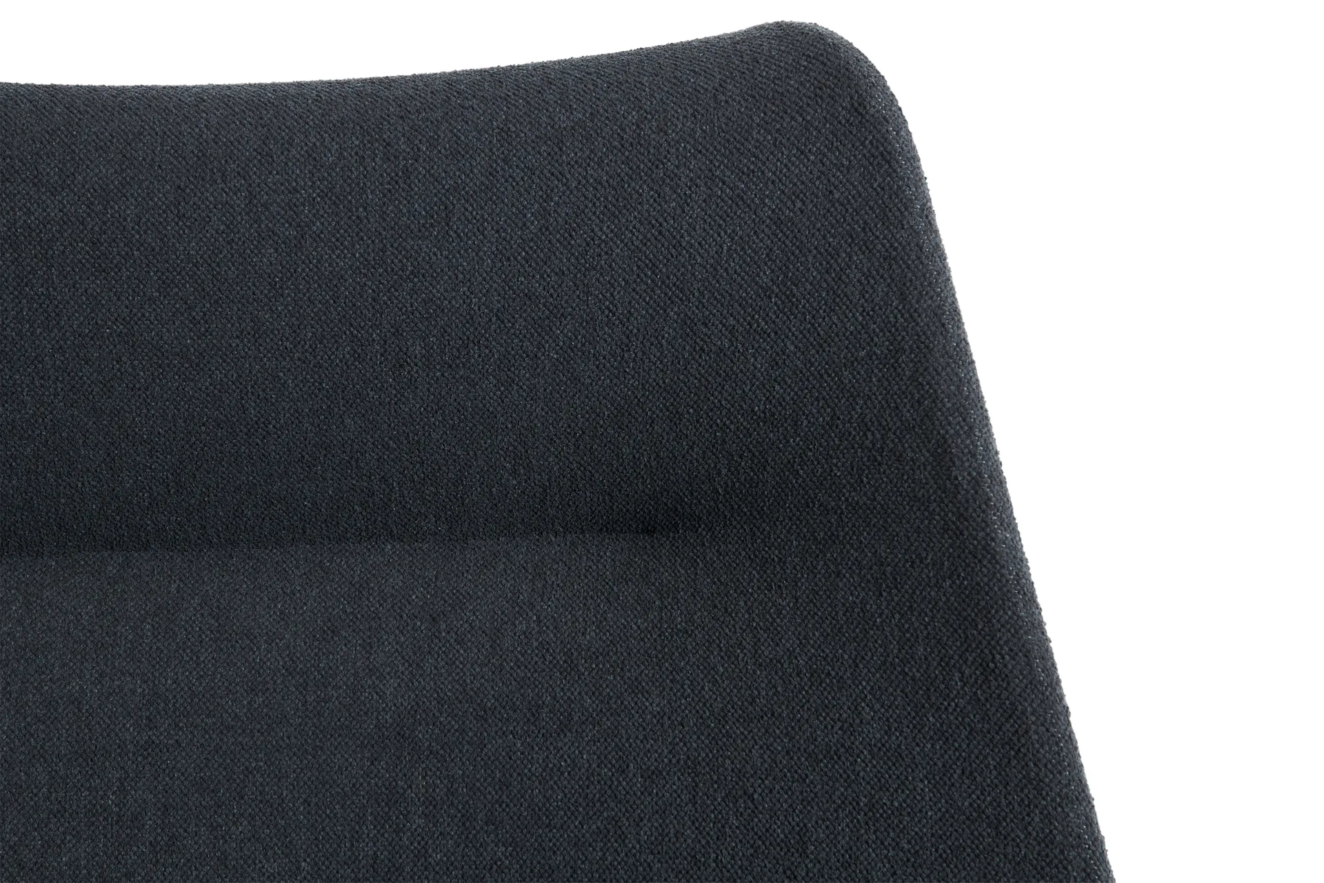 O2 Lounge Chair fåtölj, Soft black-svartlackerad stål HAY