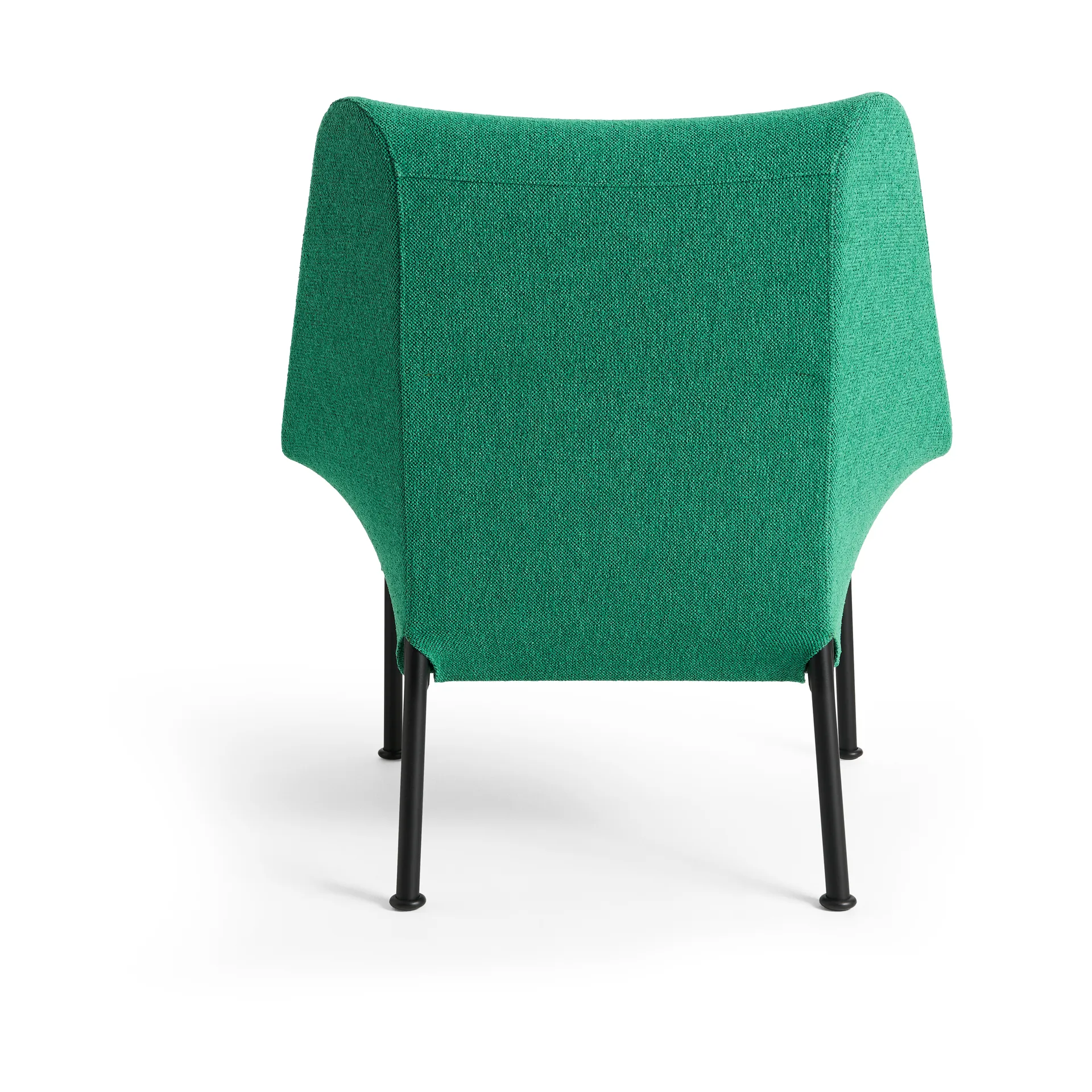 O2 Lounge Chair fåtölj, Soft green-svartlackerad stål HAY