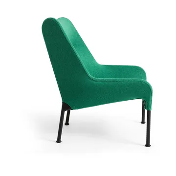 O2 Lounge Chair fåtölj - Soft green-svartlackerad stål - HAY