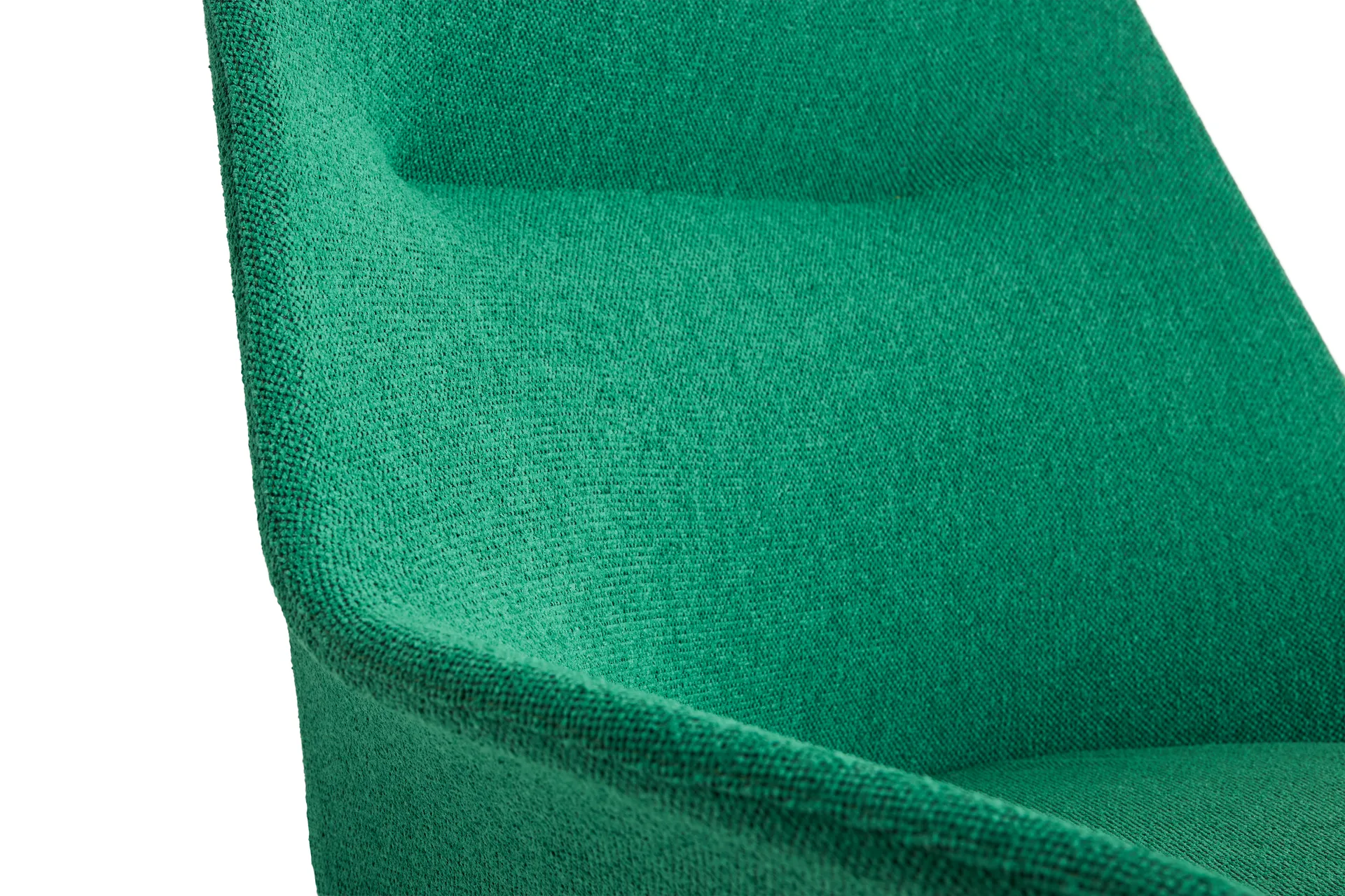 O2 Lounge Chair fåtölj, Soft green-svartlackerad stål HAY