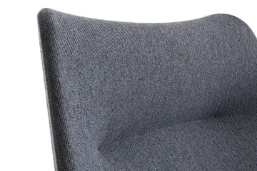 O2 Lounge Chair fåtölj - Soft grey-svartlackerad stål - HAY