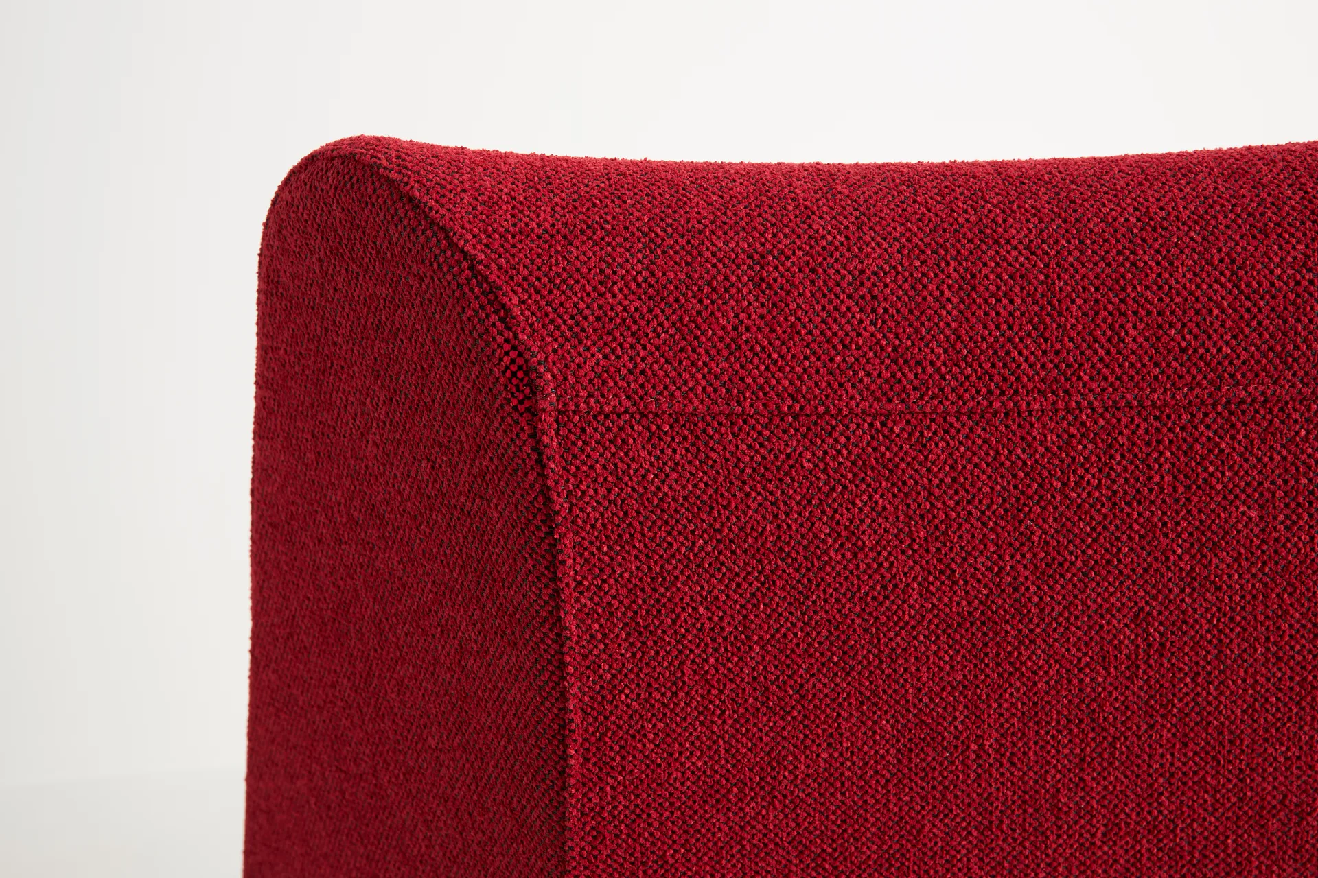 O2 Lounge Chair fåtölj, Soft red-svartlackerad stål HAY
