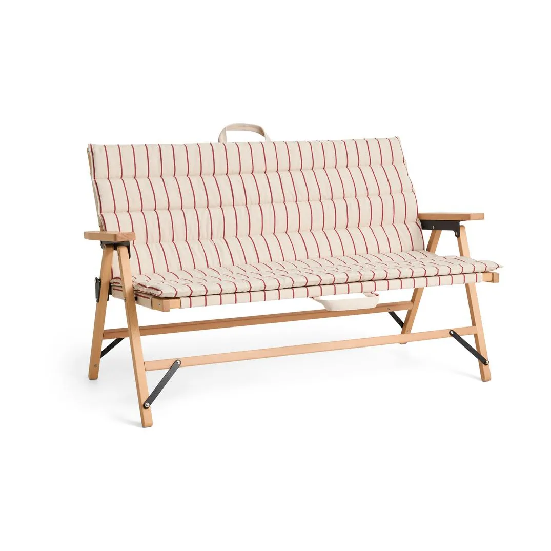 Outdoor Market dyna till soffa, Beige-red, 2-sits HAY