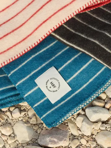 Outdoor Market filt - Beige-red, 130x180 cm - HAY