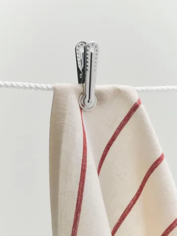 Outdoor Market klädnypa - Silver, 10-pack - HAY