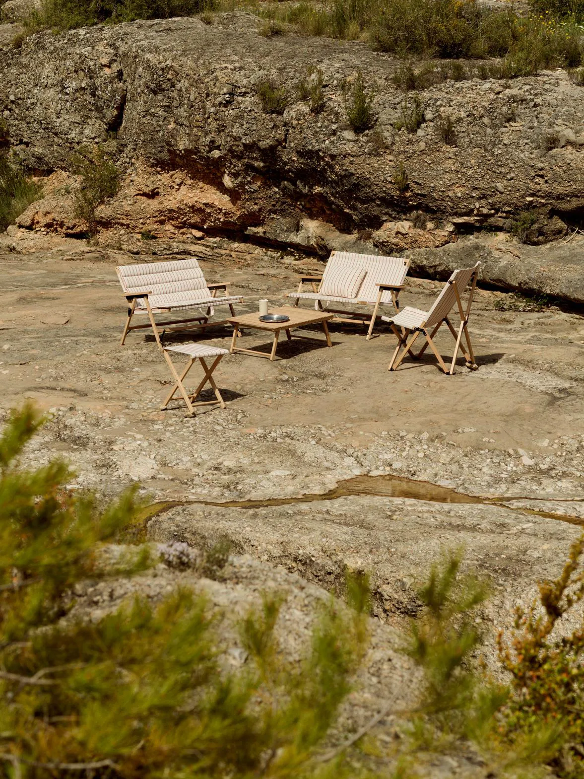 Outdoor Market kudde, Beige-red, 45x35 cm HAY