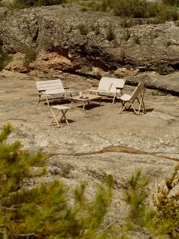 Outdoor Market kudde - Beige-red, 45x35 cm - HAY