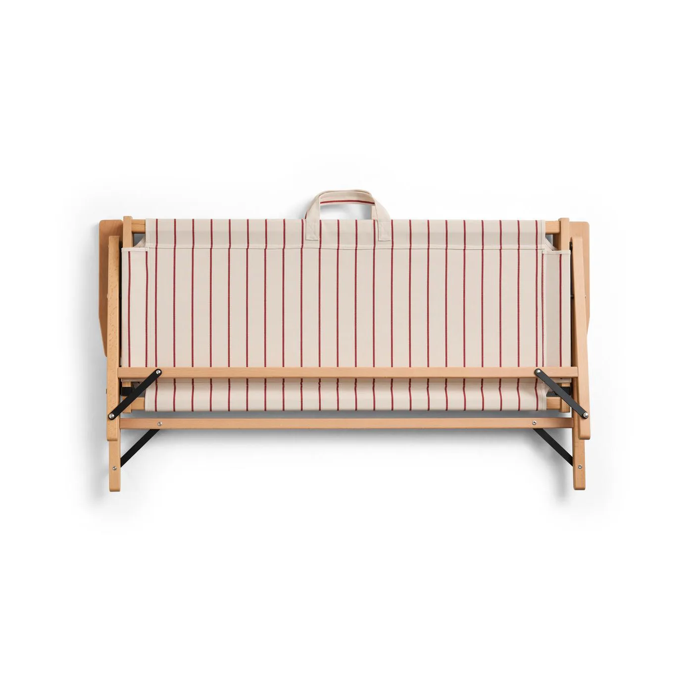 Outdoor Market soffa ihopfällbar, Beige-red, 2-sits HAY