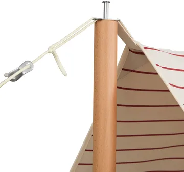 Outdoor Market solskydd - Beige-red, 200x240 cm - HAY