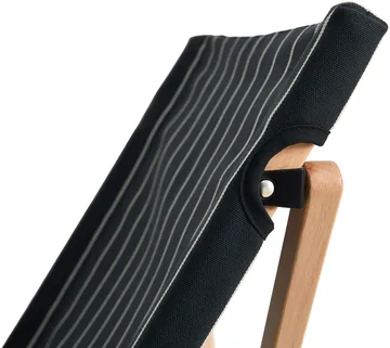 Outdoor Market stol ihopfällbar - Black-beige - HAY