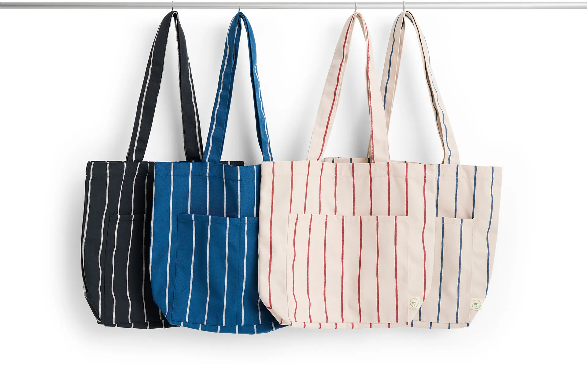 Outdoor Market tygväska, Beige-red, medium HAY