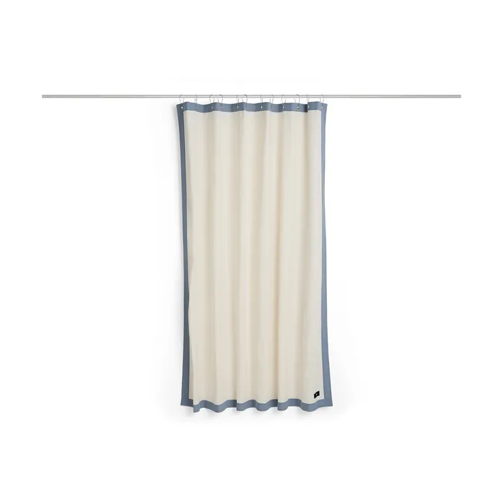 Outline duschdraperi - Cream and blue - HAY