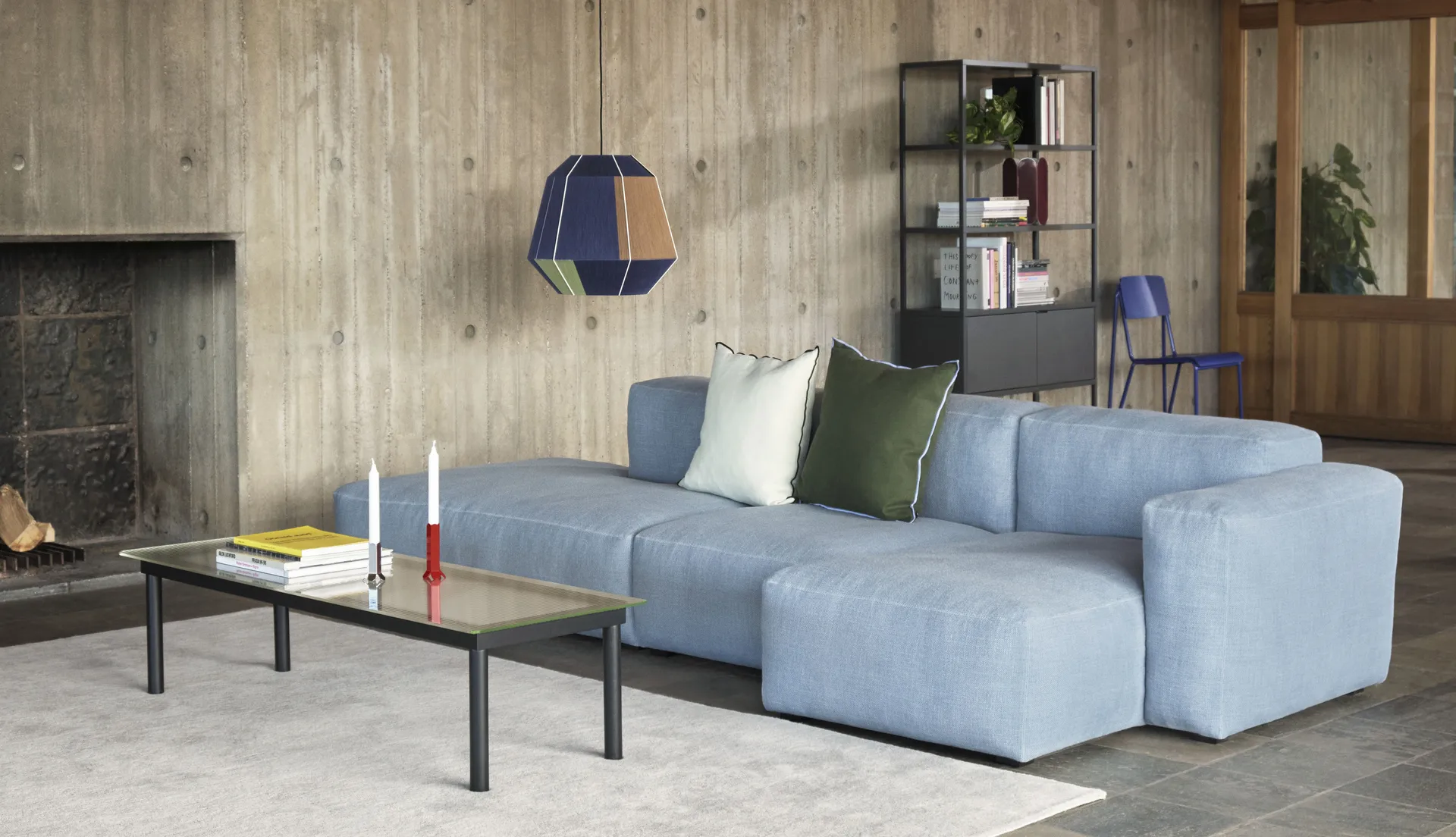 Outline kudde 50x50 cm, Off white HAY