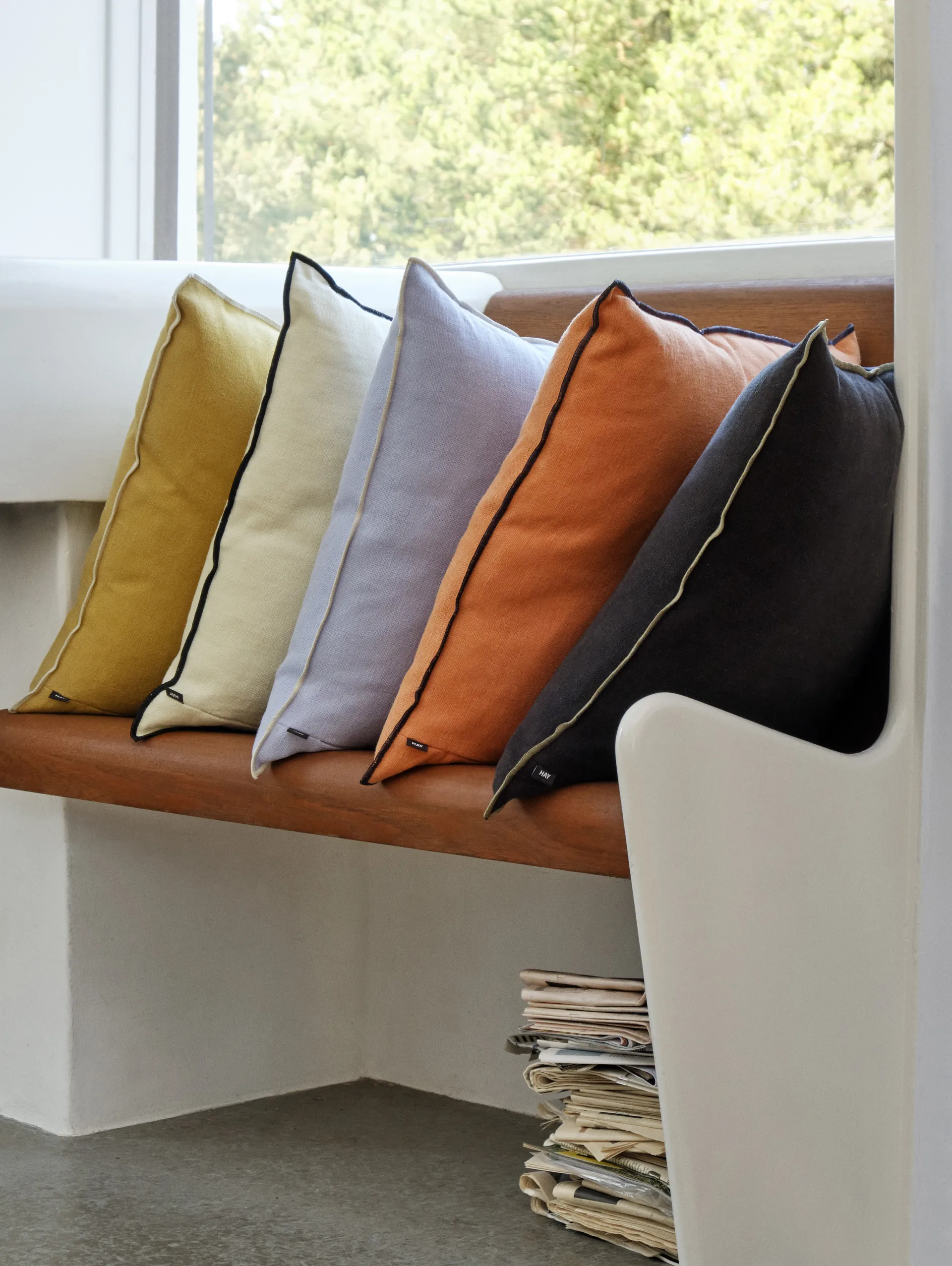 Outline kudde 50x50 cm, Off white HAY