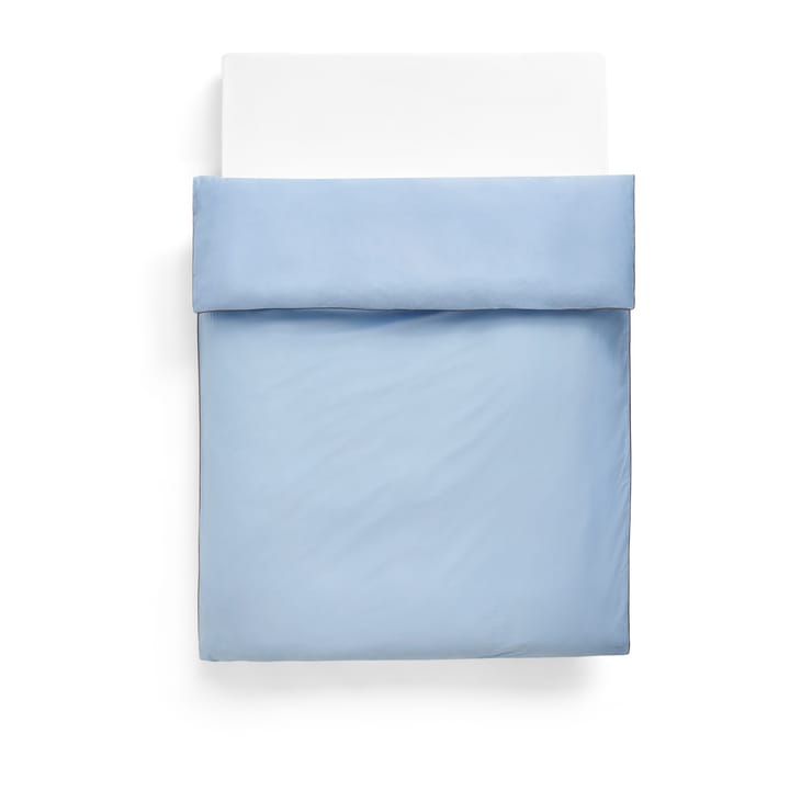Outline påslakan 150x210 cm - Soft blue - HAY