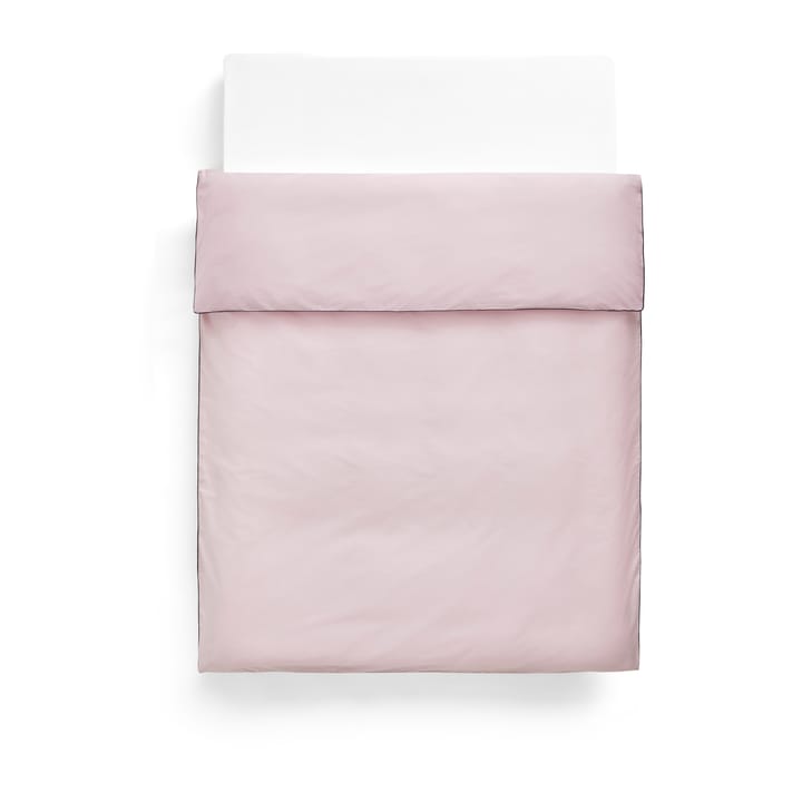 Outline påslakan 150x210 cm - Soft pink - HAY