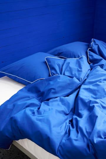 Outline påslakan 150x210 cm - Vivid blue - HAY