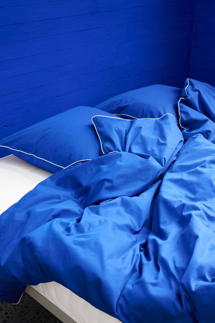 Outline påslakan 150x210 cm, Vivid blue HAY