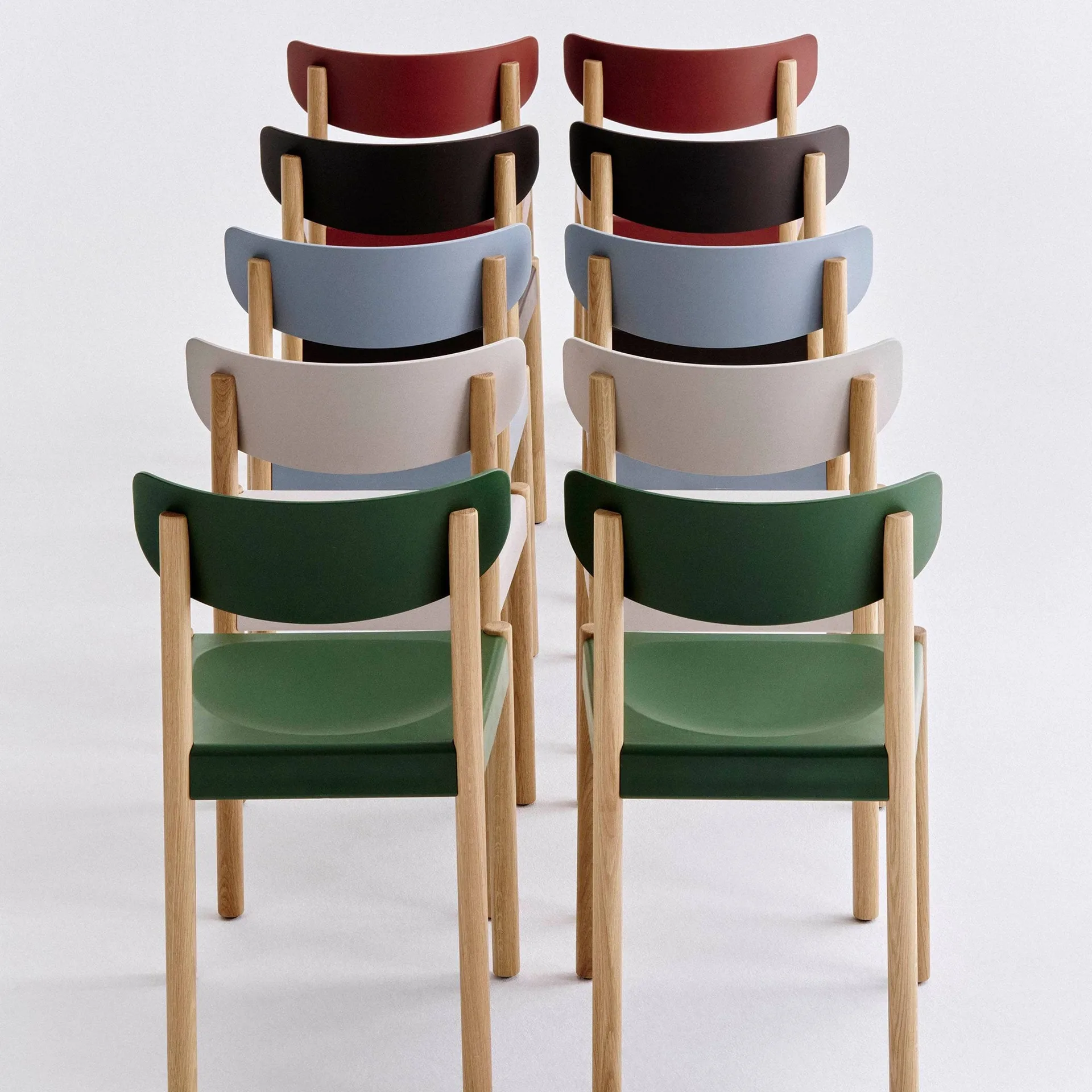 Pack Chair 10 stol, Oljad ek-ash blue HAY Pack Chair 10 stol, Oljad ek-ash blue HAY