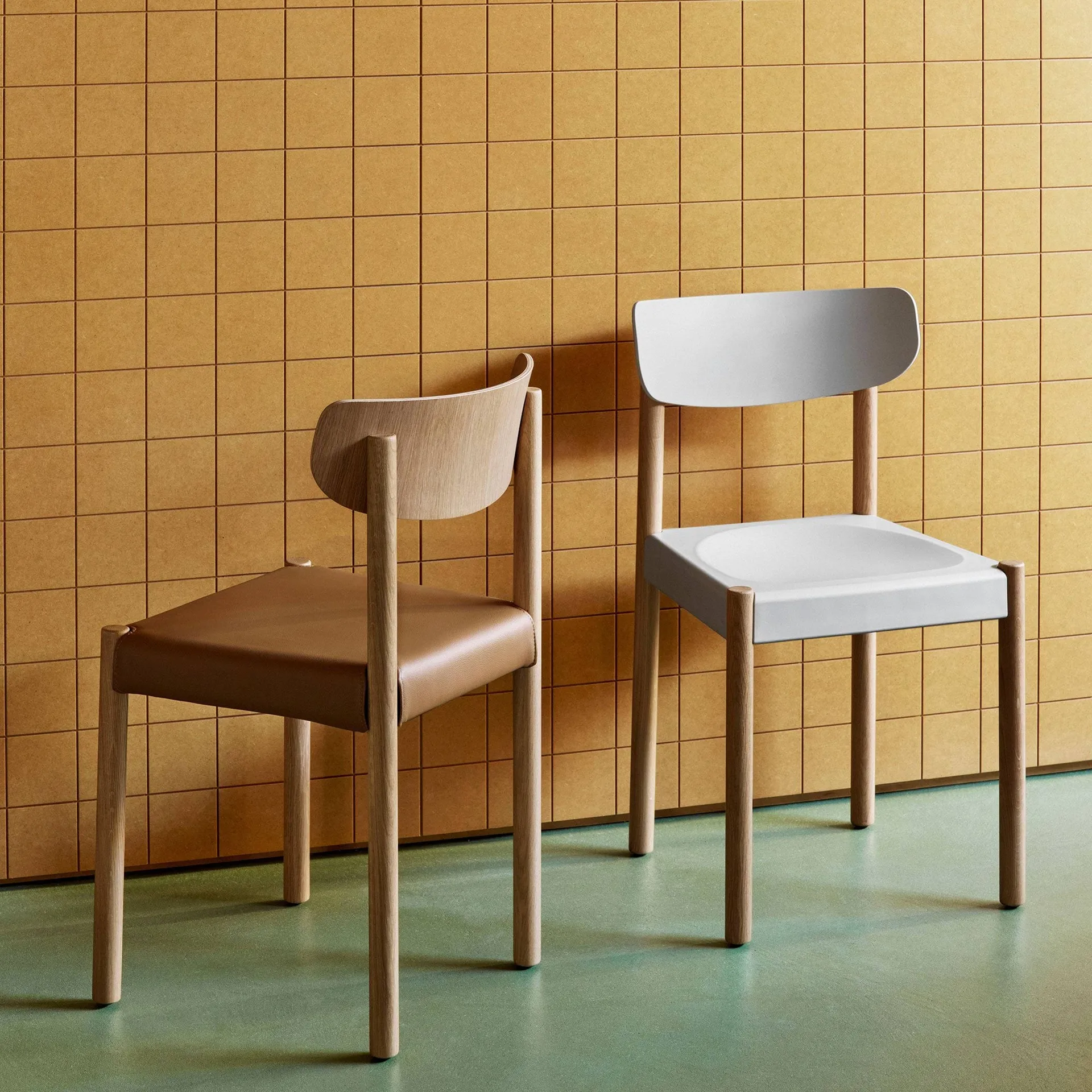 Pack Chair 10 stol, Oljad ek-chalk grey HAY Pack Chair 10 stol, Oljad ek-chalk grey HAY