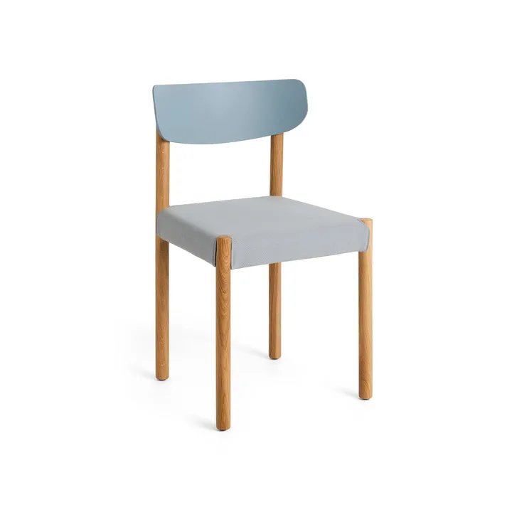 Pack Chair 11 stol - Oljad ek-ash blue-Steelcut 140 - HAY