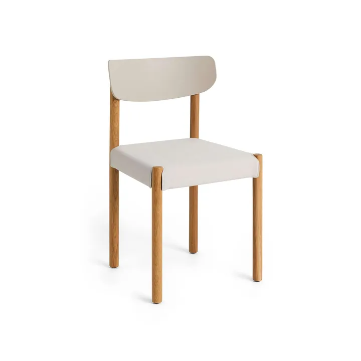 Pack Chair 11 stol - Oljad ek-chalk grey-Steelcut 220 - HAY