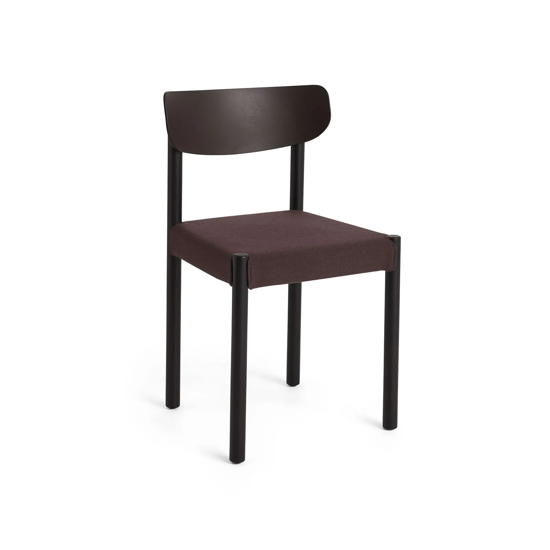 Pack Chair 11 stol, Oljad ek-graphite brown-Steelcut 695 HAY Pack Chair 11 stol, Oljad ek-graphite brown-Steelcut 695 HAY