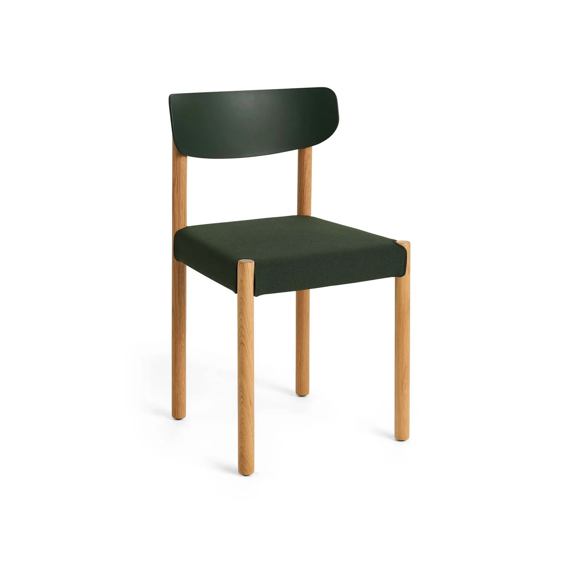 Pack Chair 11 stol, Oljad ek-palm green-Steelcut 975 HAY Pack Chair 11 stol, Oljad ek-palm green-Steelcut 975 HAY