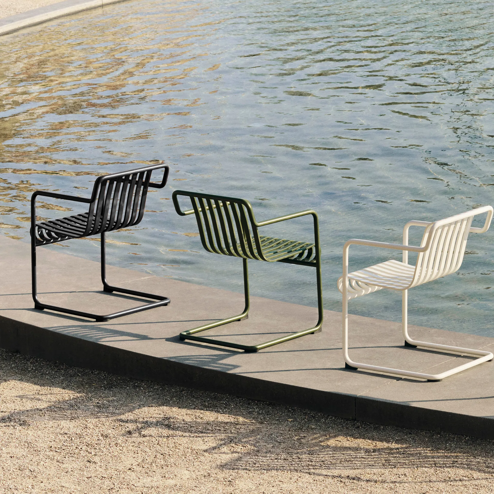 Palissade Cantilever Dining karmstol, Olive HAY