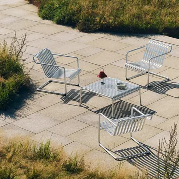 Palissade Cantilever Low loungefåtölj - Hot galvanised steel - HAY