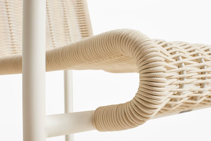 Palissade Cord Low loungefåtölj, Cream white HAY