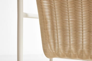 Palissade Cord Low loungefåtölj - Cream white - HAY