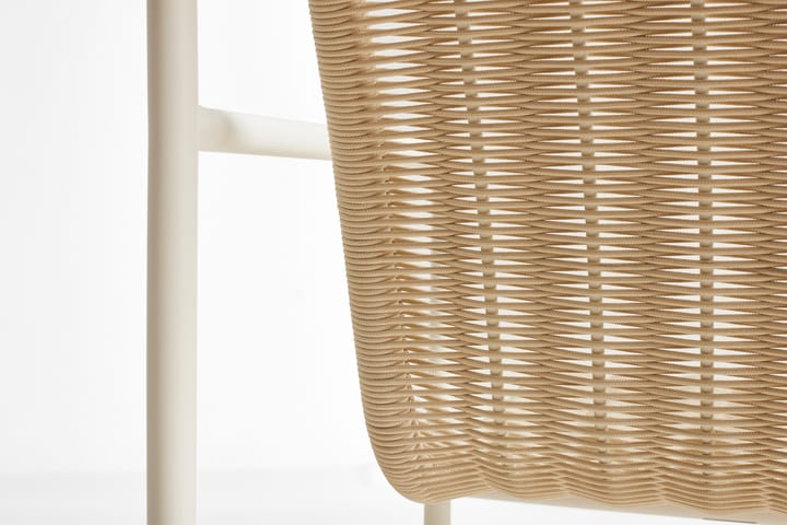 Palissade Cord Low loungefåtölj, Cream white HAY