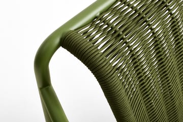 Palissade Cord Low loungefåtölj - Olive - HAY