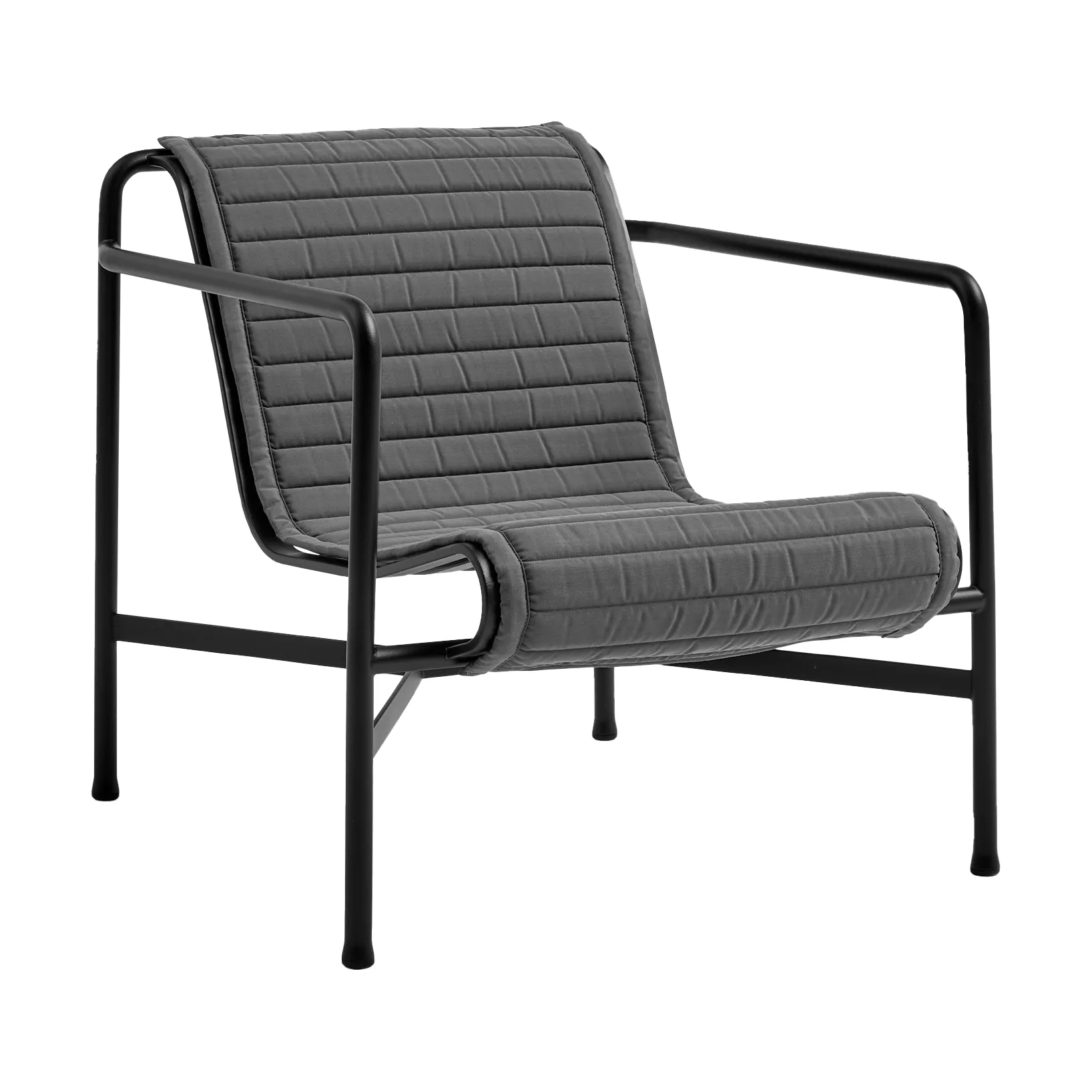 Palissade High Quilted loungefåtöljdyna, Anthracite, till loungefåtölj hög HAY