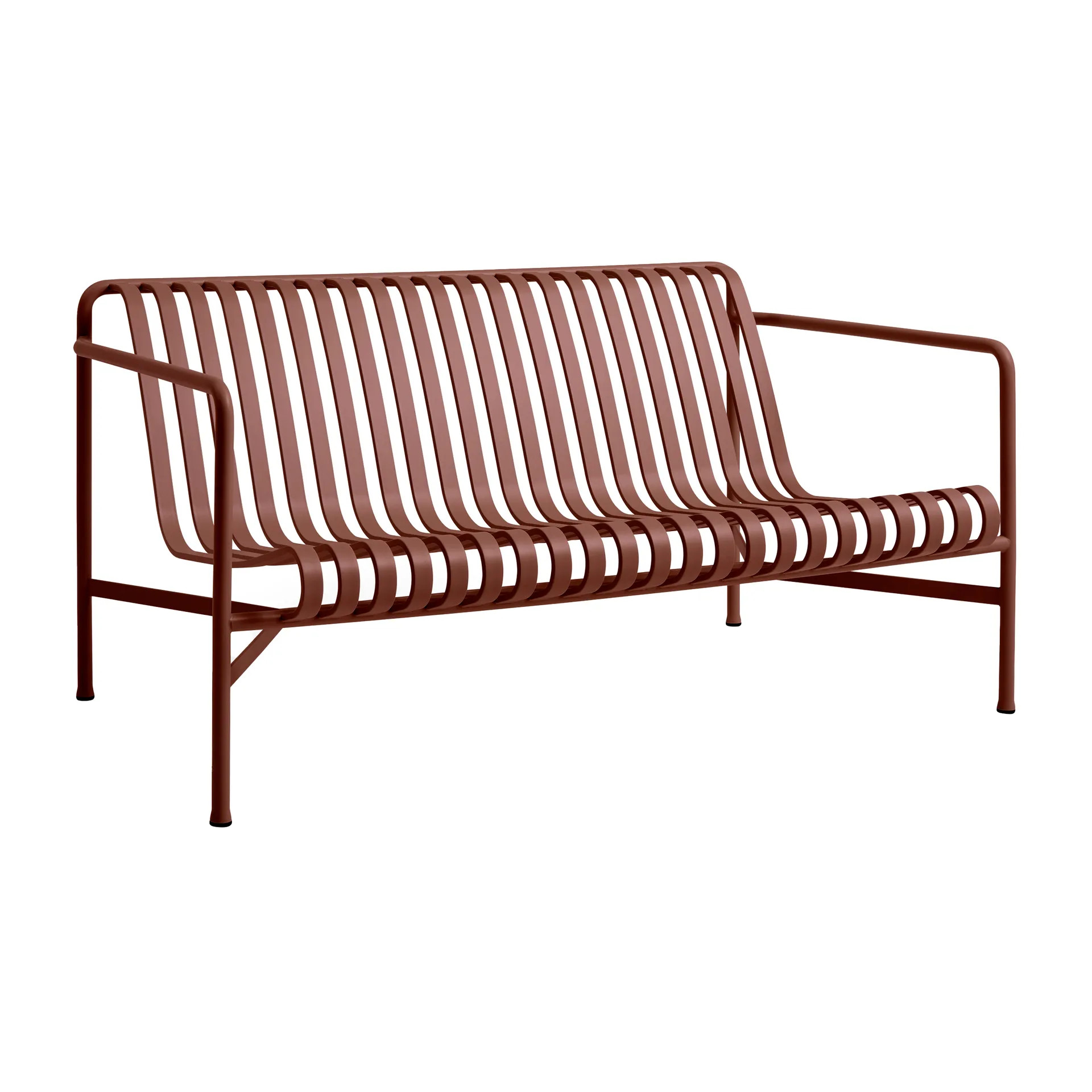 Palissade loungesoffa, Iron red HAY