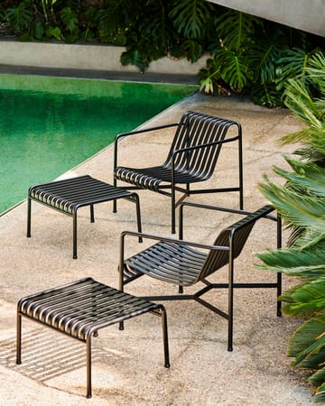 Palissade Low loungefåtölj - Anthracite - HAY