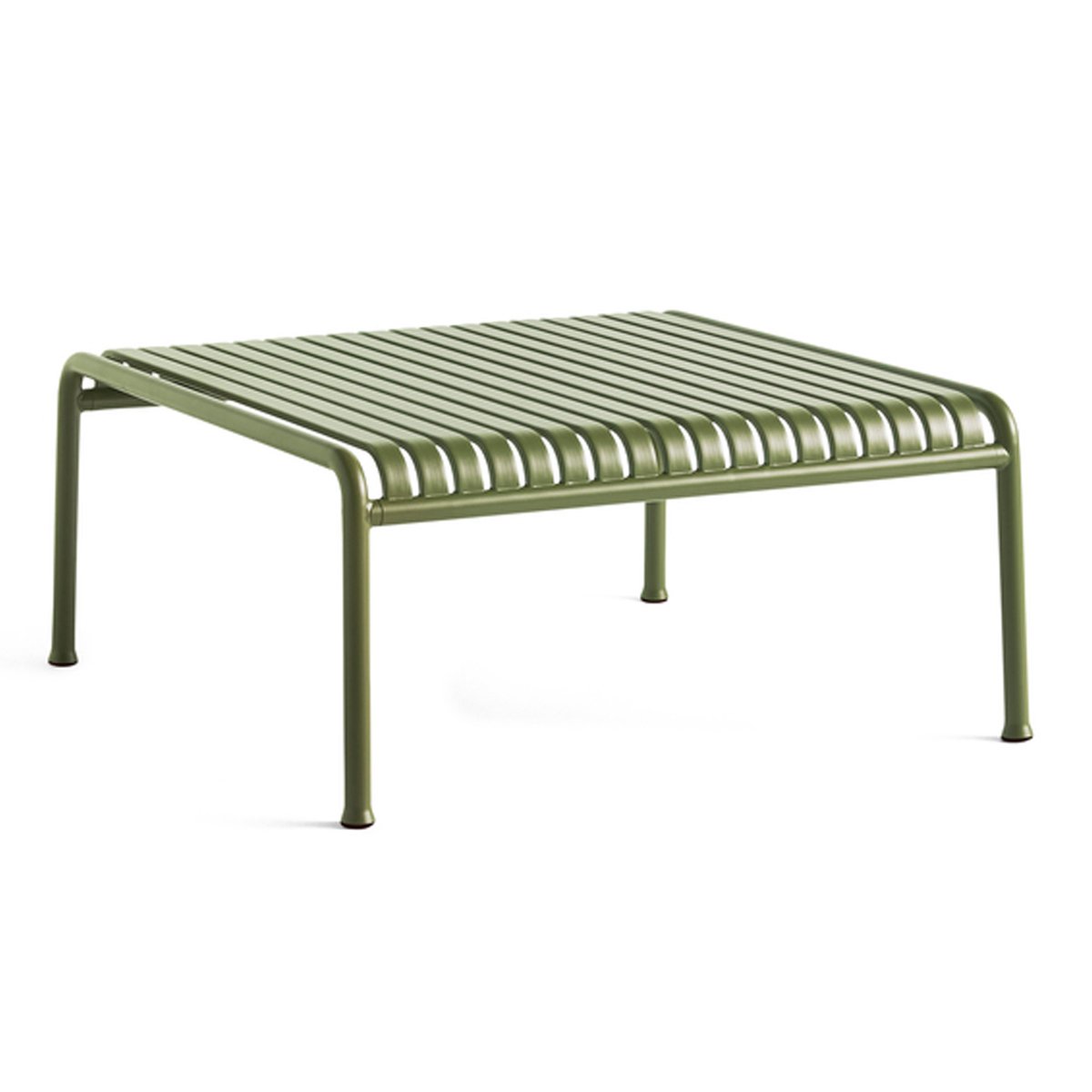 HAY Palissade Low Table bord 81,5x86x38 cm Olive | Skandinavisk Design | Trädgårdsbord | Grön