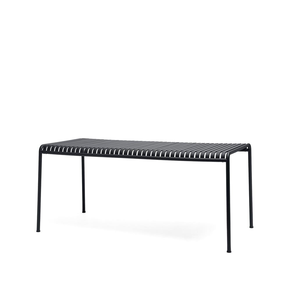 HAY Palissade matbord 170x90 cm Anthracite | Skandinavisk Design | Trädgårdsbord | Svart