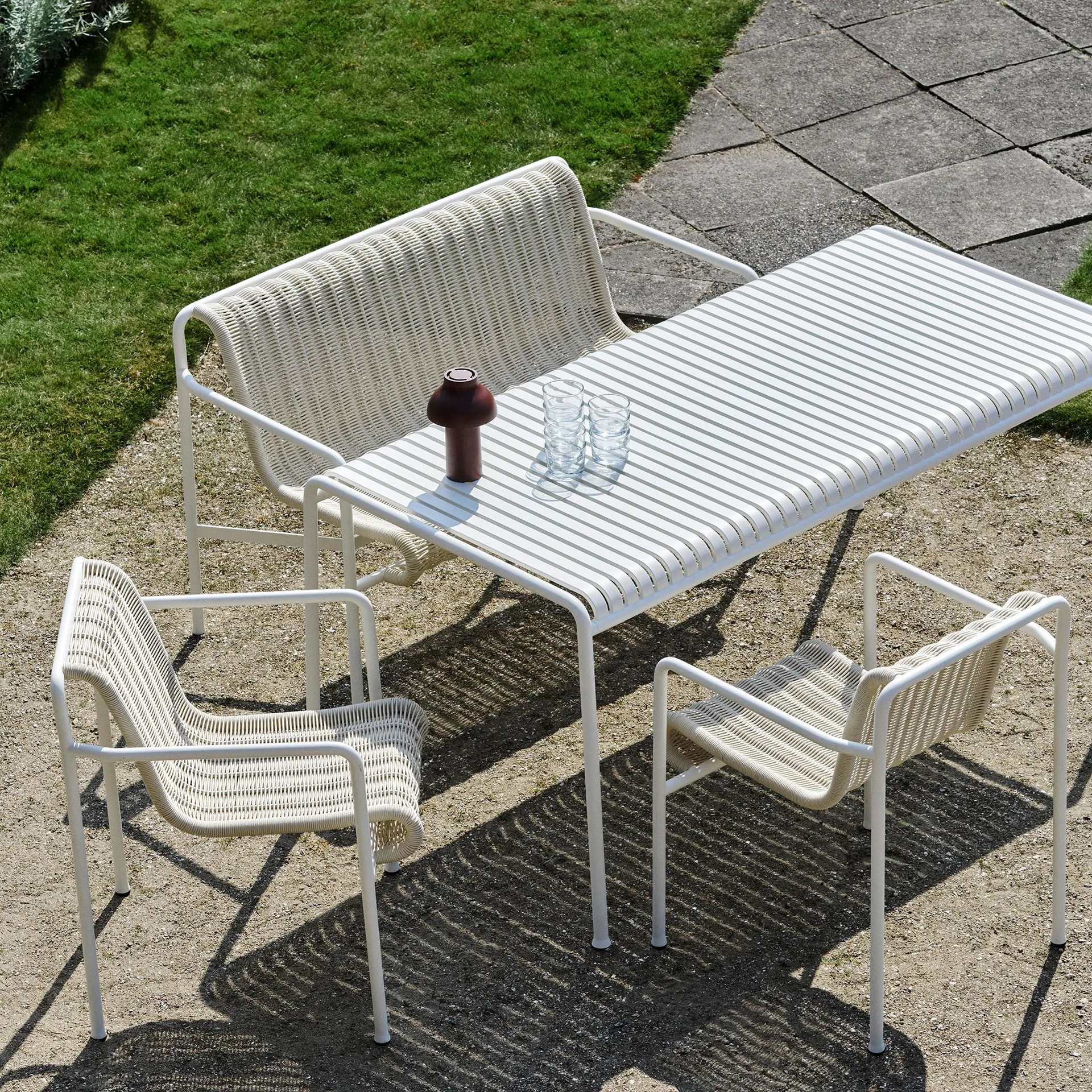 Palissade matbord 170x90 cm, Cream white HAY