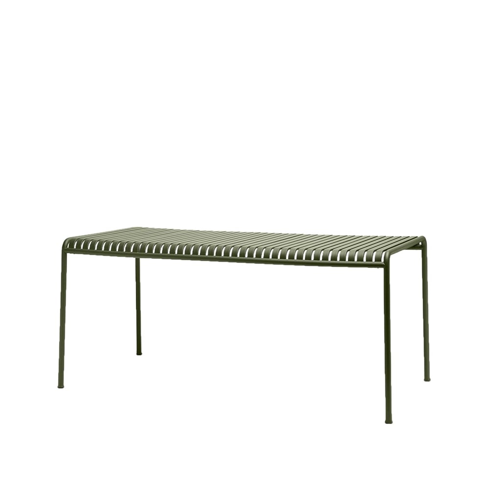 HAY Palissade matbord 170x90 cm Olive green | Skandinavisk Design | Trädgårdsbord | Grön