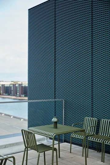 Palissade matgrupp 2 stolar 82,5x90 cm olive - HAY