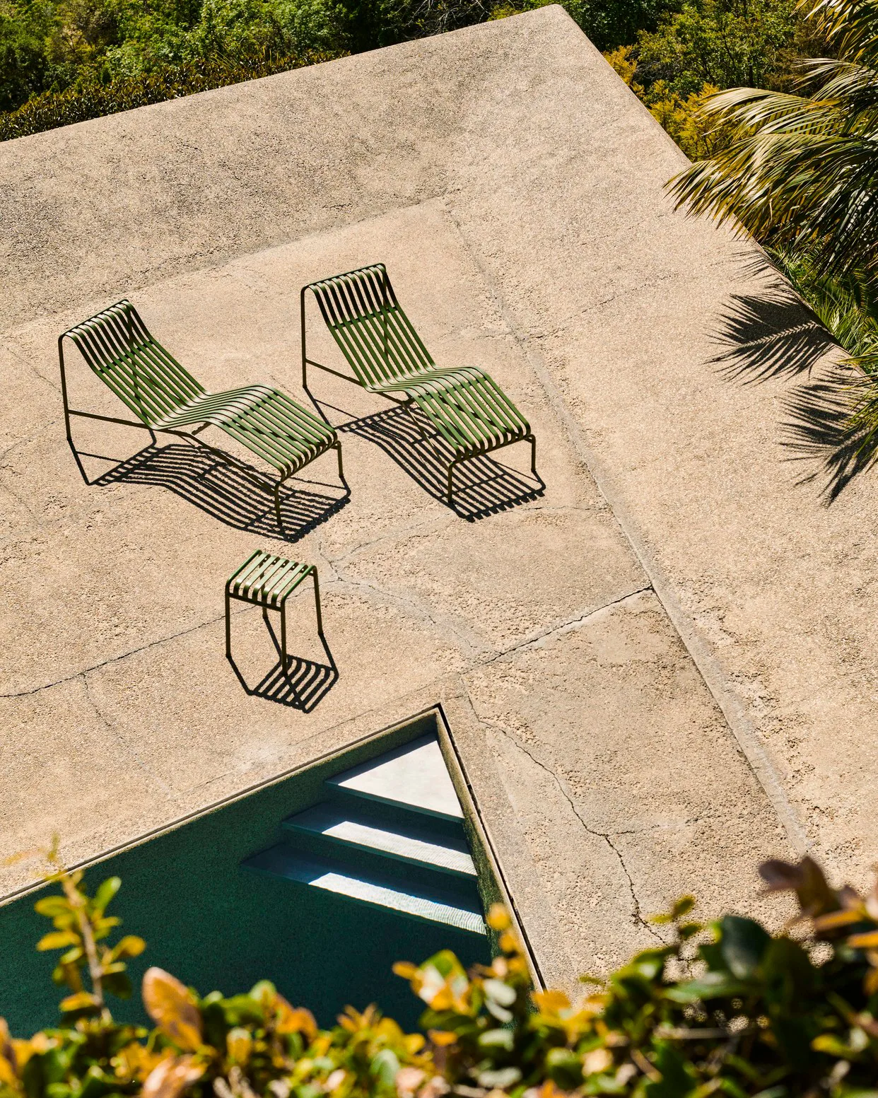 Palissade schäslong, Olive HAY