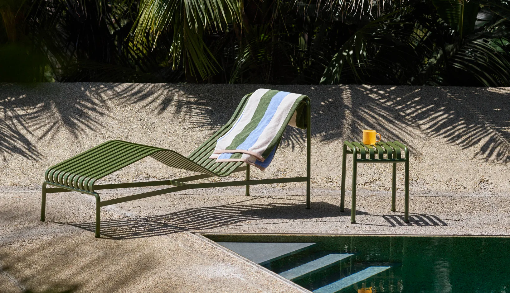 Palissade schäslong, Olive HAY