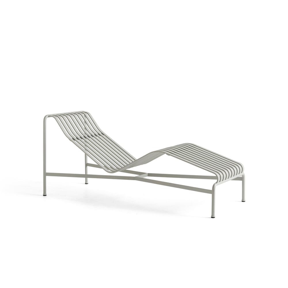 HAY Palissade schäslong Sky grey | Skandinavisk Design | Solsängar & solstolar | Grå