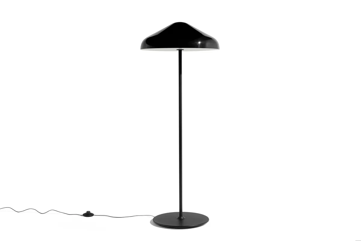 HAY Pao Steel golvlampa Ø47 cm Soft black