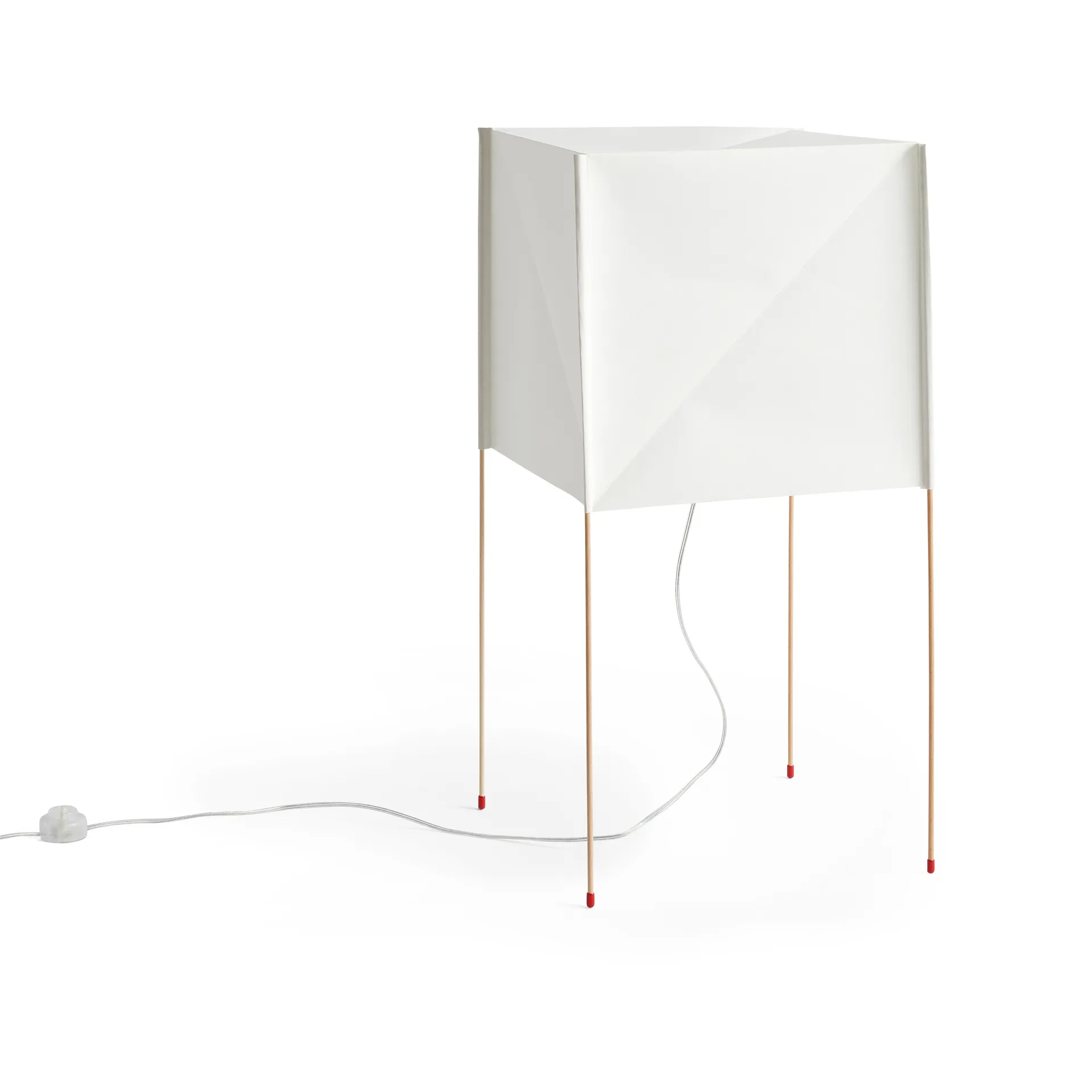 Paper Cube golvlampa, Vit HAY