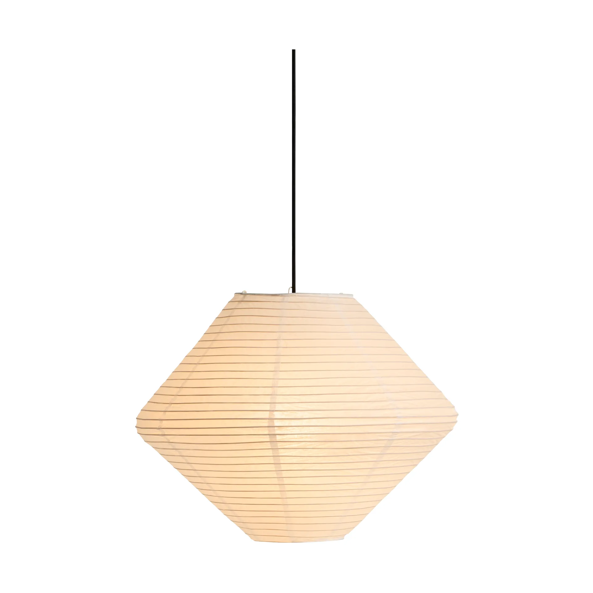 Paper Shade Diamond lampskärm, Classic white, Ø50 cm HAY