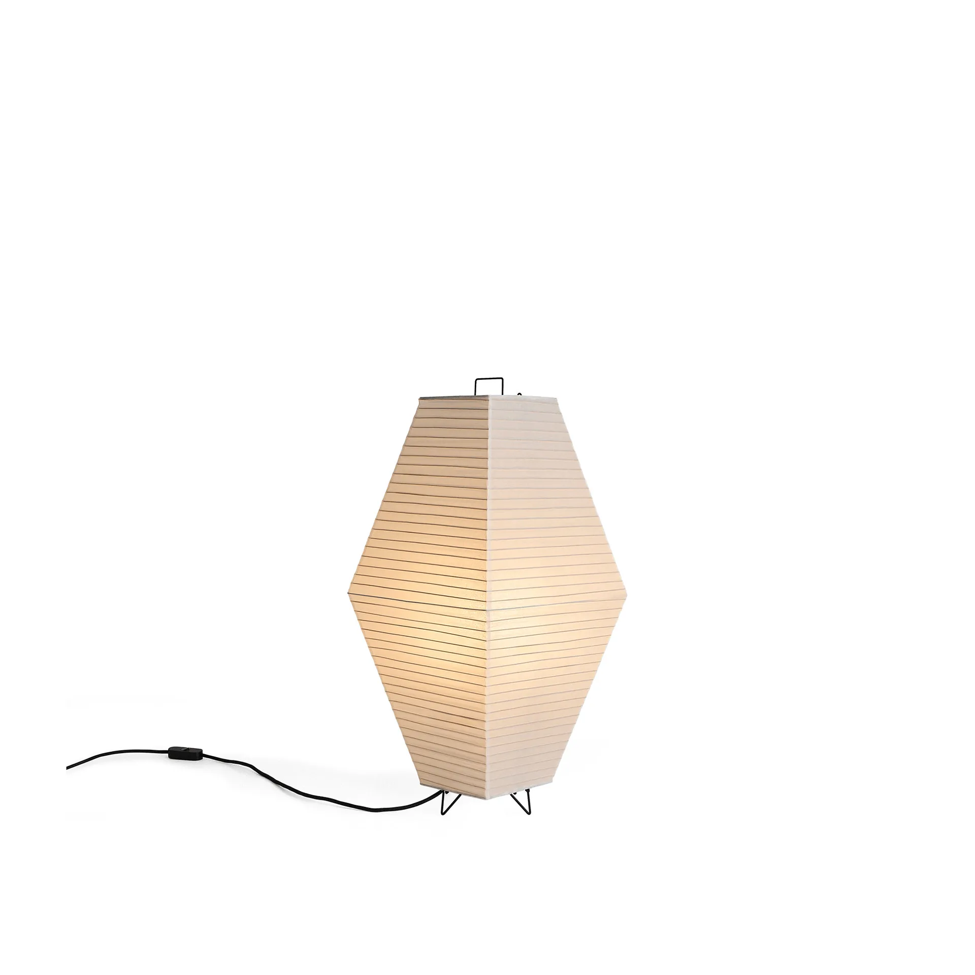 Paper Shade Prism lampskärm för golv-bordslampa, Classic white, 30x66 cm HAY